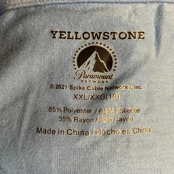 Blue Yellowstone women’s short sleeve T-shirt size XXL - Picture 5 of 5